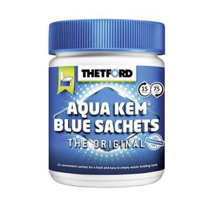 Thetford Aqua Kem Blue kelioniniai tualetiniai paketėliai