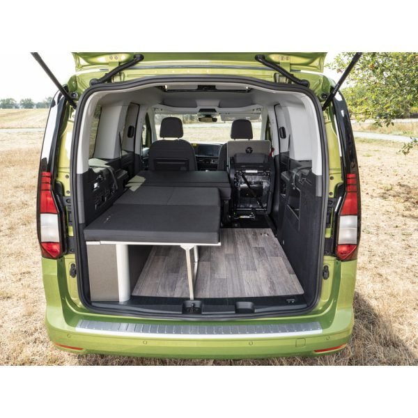 VW Caddy LR lova su sulankstoma suolelio sėdyne