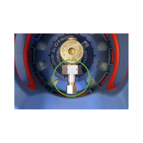 DREHMEISTER žalvarinis LPG adapteris W21.8 x 1/14 LH → 8 mm RVS – skirtas kemperiams - Pilt 6